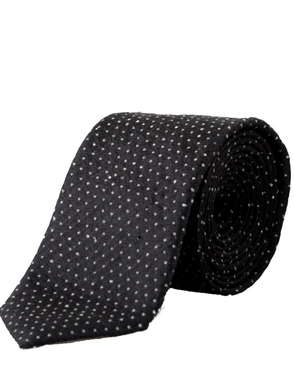 Hugo Boss Men's "Tie 6 cm" Multi-Color Polka Dot Wool Silk Tie